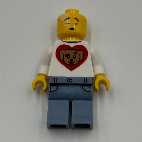 LEGO Dog Lover Guy Minifigure w/ Gold Hagrid Looking Beard Build-A-Minifigure - Picture 5 of 7